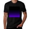 Black/Purple Gradient T-Shirt Sweat Street Wear Essential T Shirt Anime Stuff Mens Vintage T Shirts