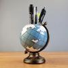 European Style Multifunctional Retro Pen Holder with Storage for Desk and Living Room Decor
