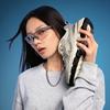 Li Ning Beichen 2K Rutschfest, Abriebfest, Höhenverstellend Niedriger Schaft Klobige Sneaker Damen Silber Weiß AGCU354-2
