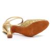 Womens Modern Dance Shoes Heeled Ballroom Dancing Shoes Party Sequin Dance Shoes 5CM