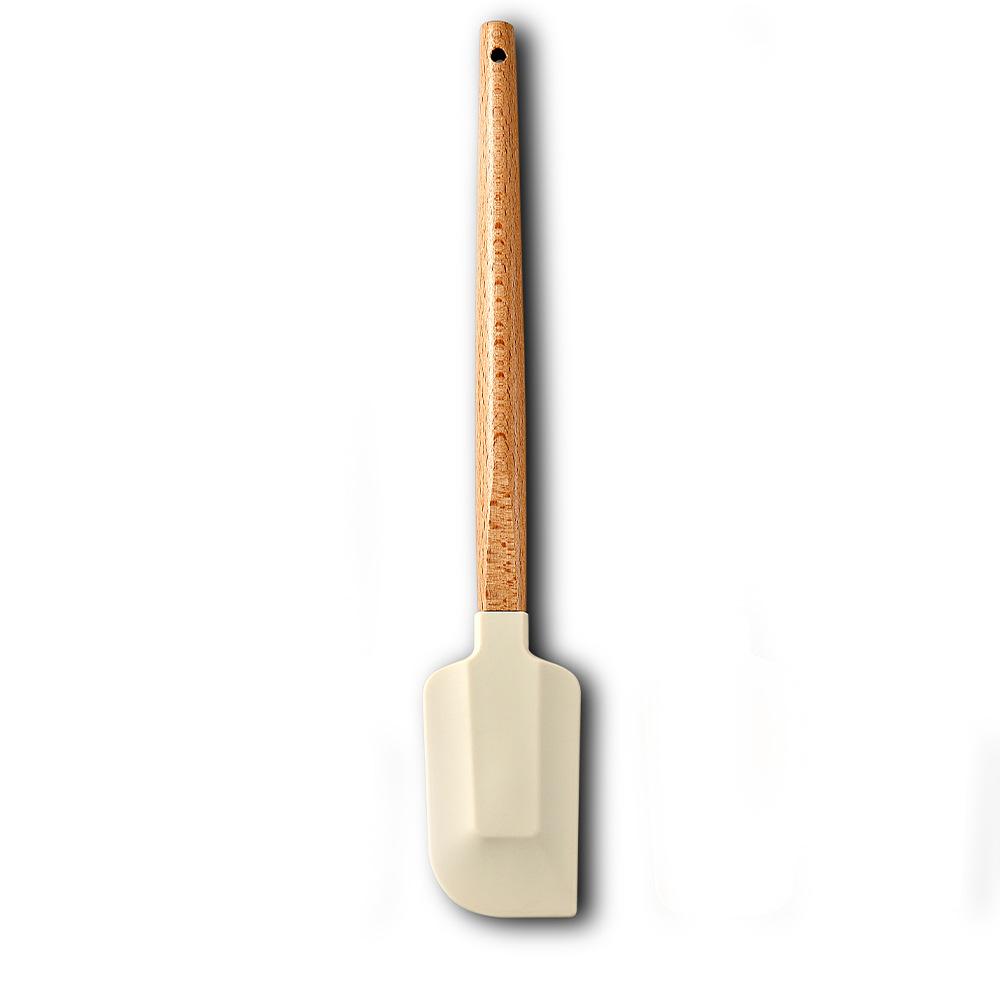 Silicone Scraper Scraper Home Baking Wooden Handle Scraper Cake Scraper Cream Small Spatula Set6