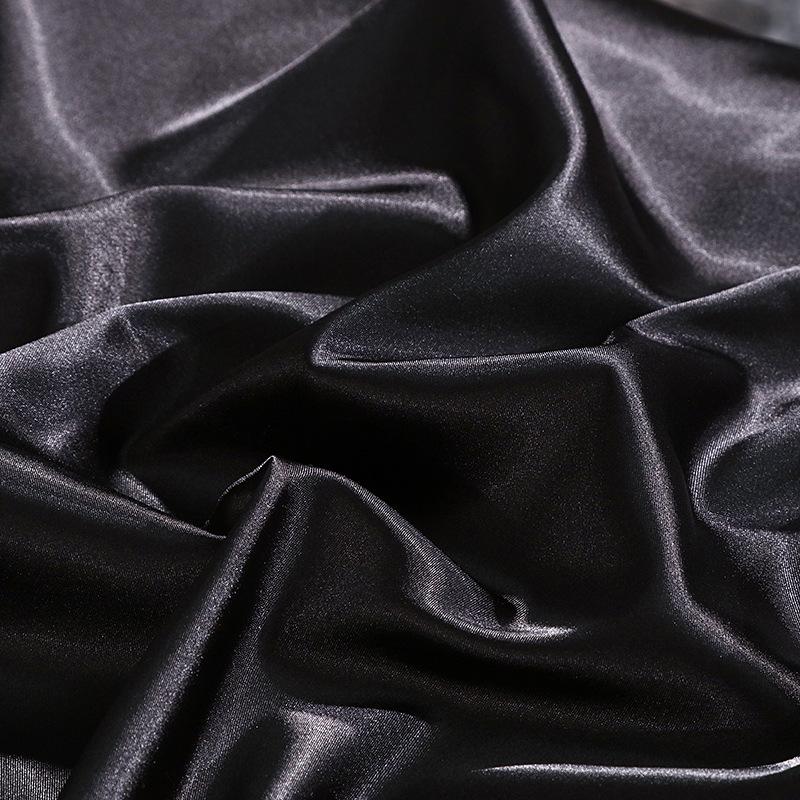 

Двусторонняя наволочка из тутового шелка сатина - однотонная 48X74cm - Single