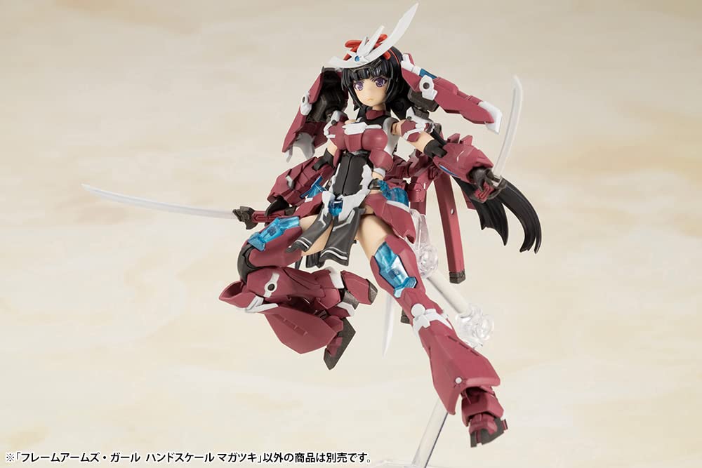Kotobukiya Frame Arms Girl Escala de Mano Magatsuki, aprox.. 80 mm de alto, modelo de plástico a escala no definida
