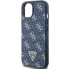 Guess Guhcp15Mpg4Gpb Iphone 15 Plus / 14 Plus 6.7 Niebieski/Blue Hardcase 4G Triangle Metal Logo