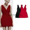 Spring New Women's Clothing French Style Socialite Style Loose Balloon Short Midi Skirt Dress 2065797