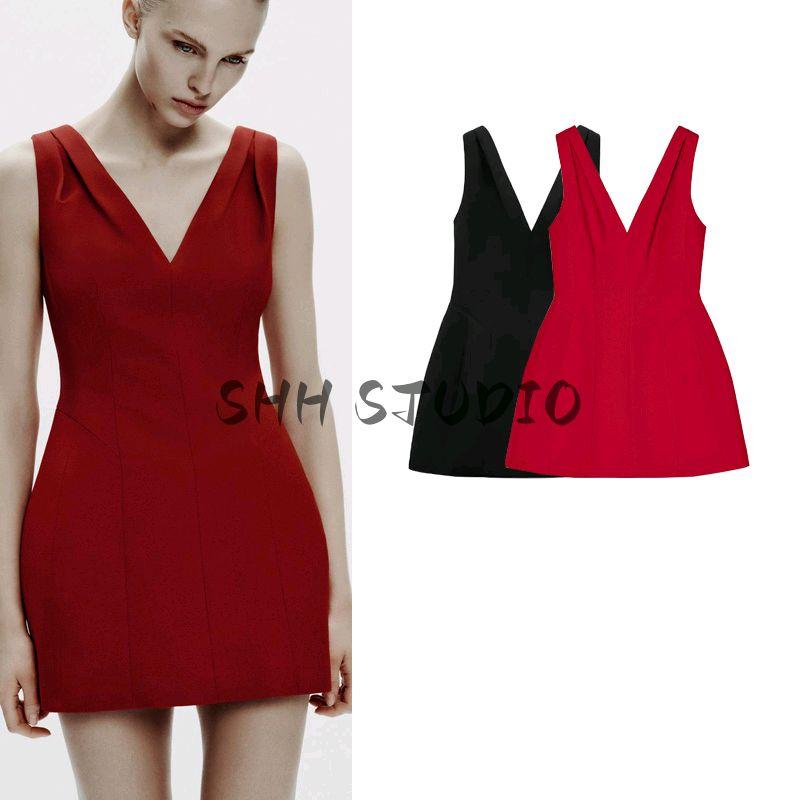 Spring New Women's Clothing French Style Socialite Style Loose Balloon Short Midi Skirt Dress 2065797
