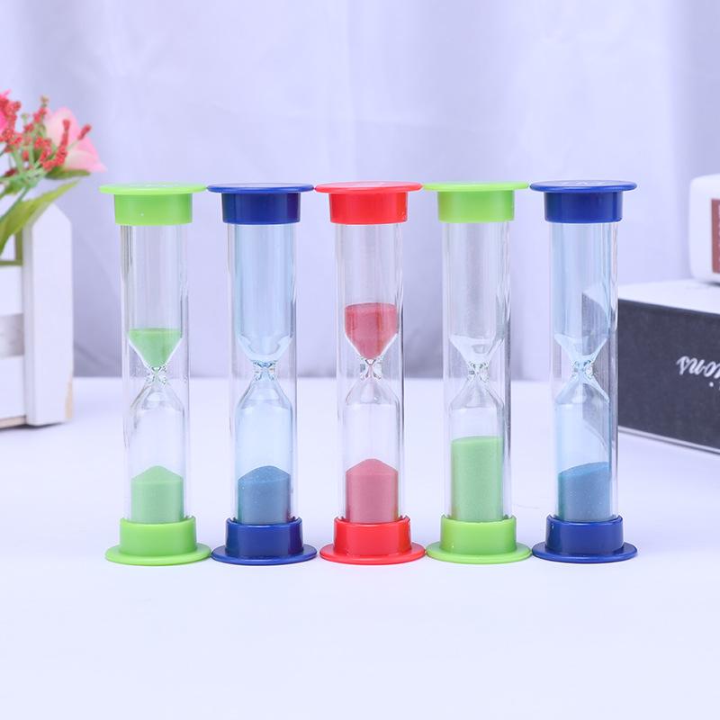 1PC Clessidra Colorata Clessidra Clessidra Timer Sabbia Timer Doccia Timer Lavaggio Denti Decorazioni Casa Bambini