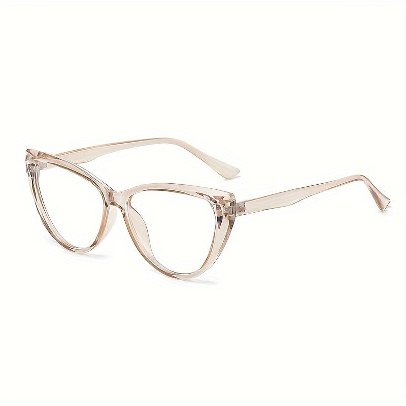 1Pcs 1 Pair Of New High-End Retro Cat Eye Frames For Men And Women Fashionable Anti-Blue Light Color-Changing Glasses
