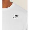 Gymshark CresT Oversized T shirT Gs whiTe A4c5a Wb57