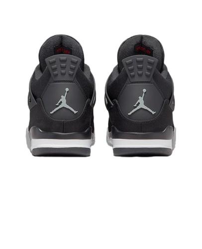 Air Jordan 4 Retro SE Low Black Canvas GS DV0553-006