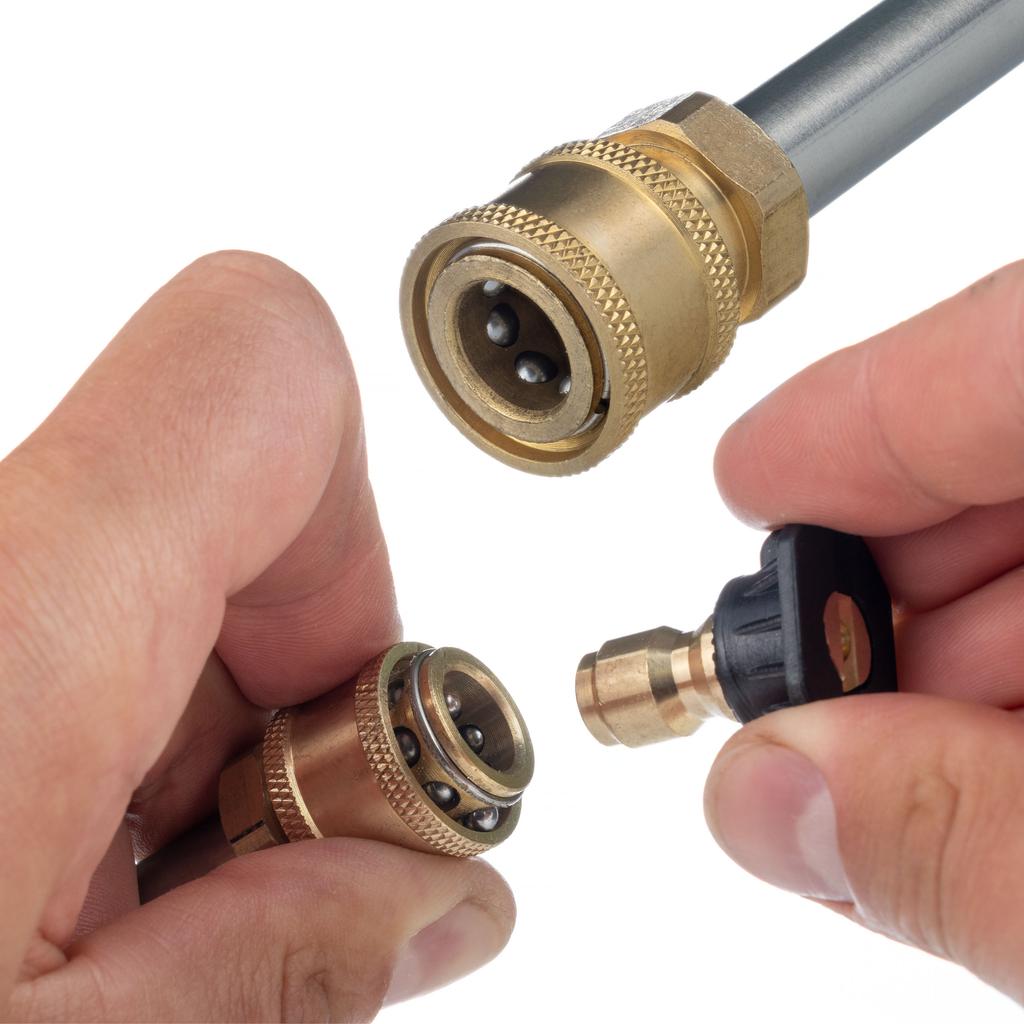 Rosfix Lanca / Adapter 1/4QRC-Gerni Bayonet – Zwiększona Kompatybilność | Max Ciśnienie 2000 PSI | Łatwa Instalacja I Trwałość