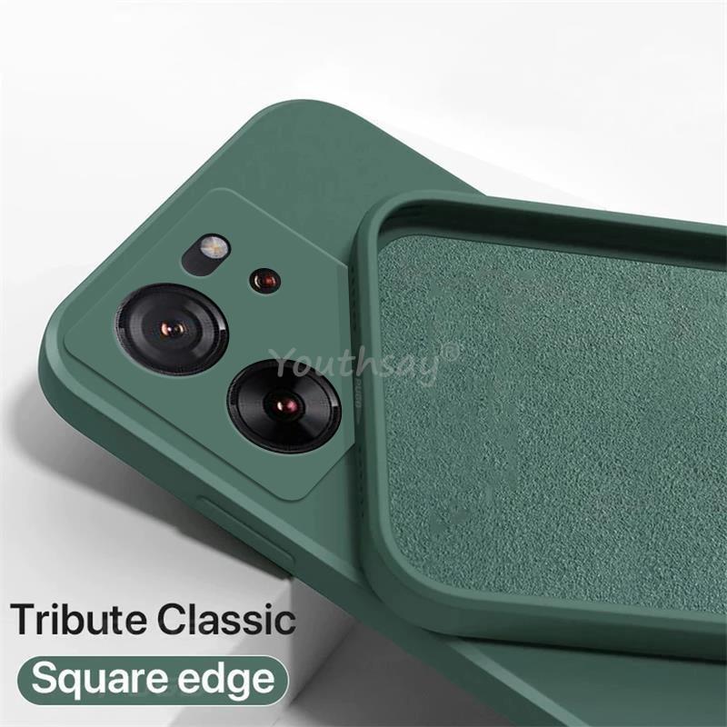 For Xiaomi 13T Pro Case Xiaomi 13T Pro Cover Silicone Plain TPU Capa Protector For Xiaomi 13T 12T Pro 12 Lite 12X 12S Pro Case