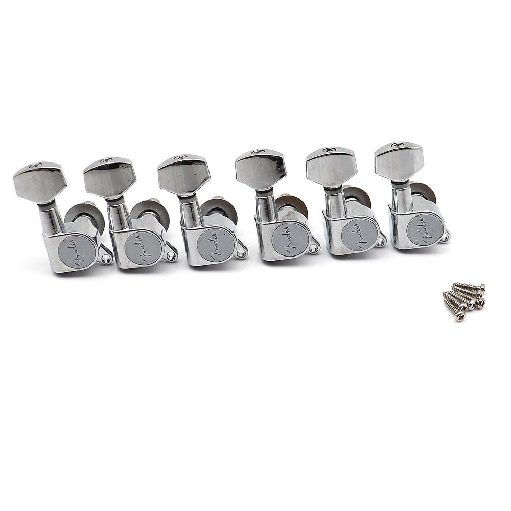 

6R Guitar Tuning Pegs Machine Heads Small handle for TL ST Electric Guitar with Logo