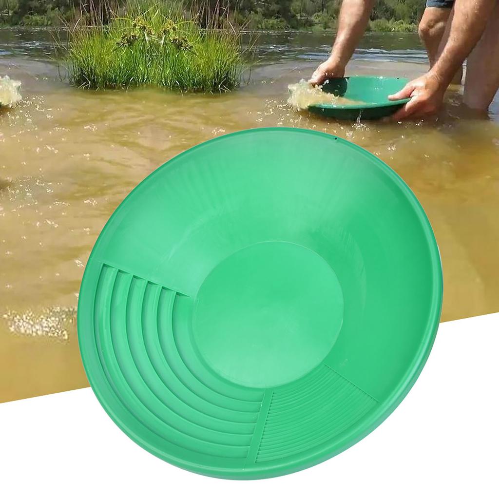 Plastic Gold Pan Basin for Mining Dredging Prospecting River Panning Gold Rushing