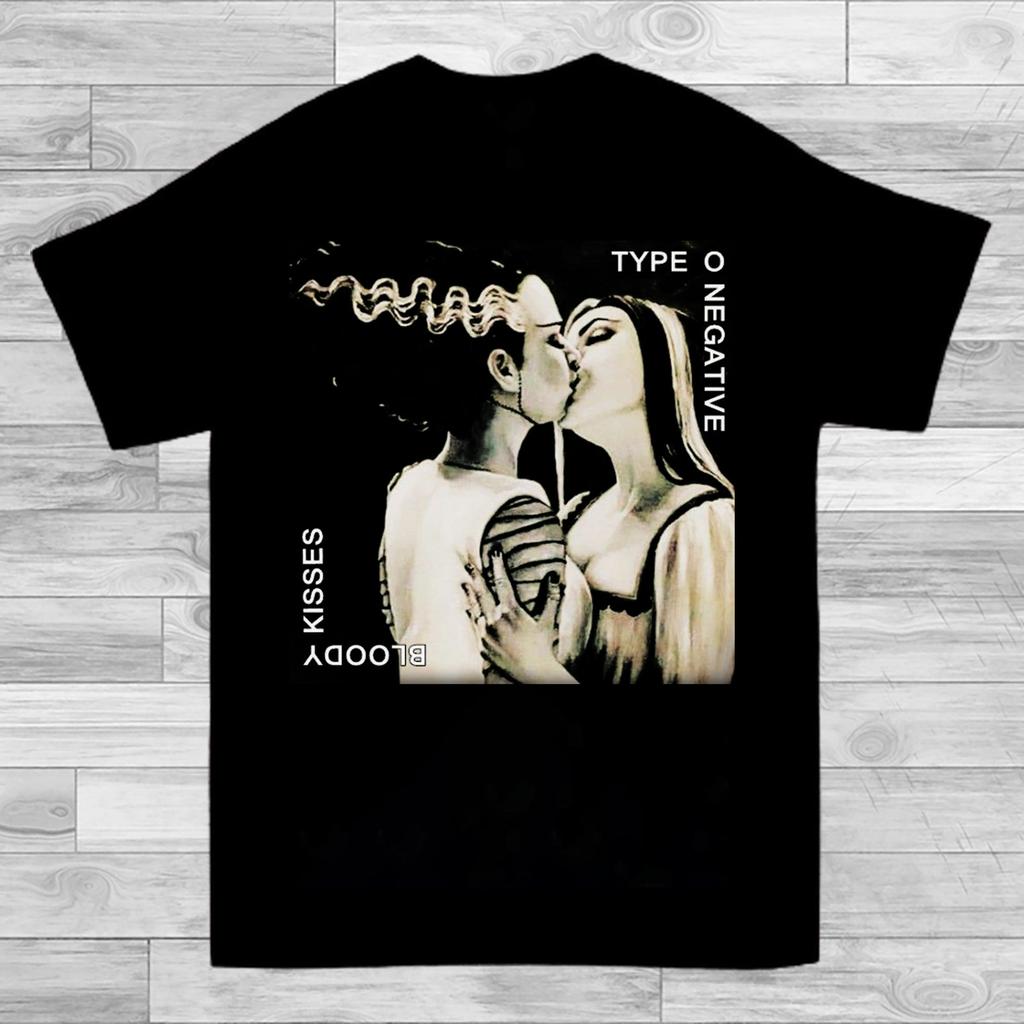 26 Collection Bloody Kisses Type O Negative Black S-2345XL Unisex T-Shirt TMB4200 Unisex T-Shirt