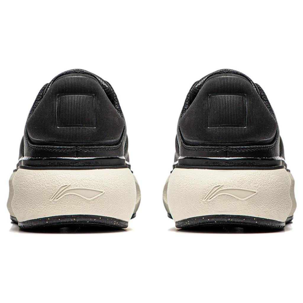 Li Ning Cloud Travel C4D Versatile Comfortable Simple Non-Slip Wear-Resistant Low-Top Lifestyle Casual Shoes Women Casual Shoes Black White AZGU038-2