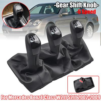 Para Mercedes Benz Clase E W211 S211 2002 2003 2004 2005 2006 2007 2008 2009 Coche Palanca de Cambio de 6 Velocidades con Fuelle