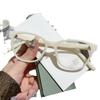 Lzabella Women's Prescription Glasses Vintage White Design Fashion Women Myopia Reading TR90 Eyeglasses Optical Eyewear 210300