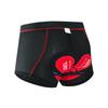 Mens Cycling Shorts With Gel Pad Chamois Moisture Wicking Breathable Mountain Bike Underwear Outdoor Road