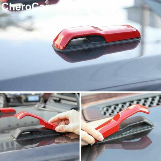 For Jeep Wrangler JL Engine Hood Hinge ABS Cover Trim Exterior Accessories 2018+