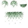 Green Plant Leaves Wall Sticker Hanging Plant Wall Decal for Nursery Kitchen