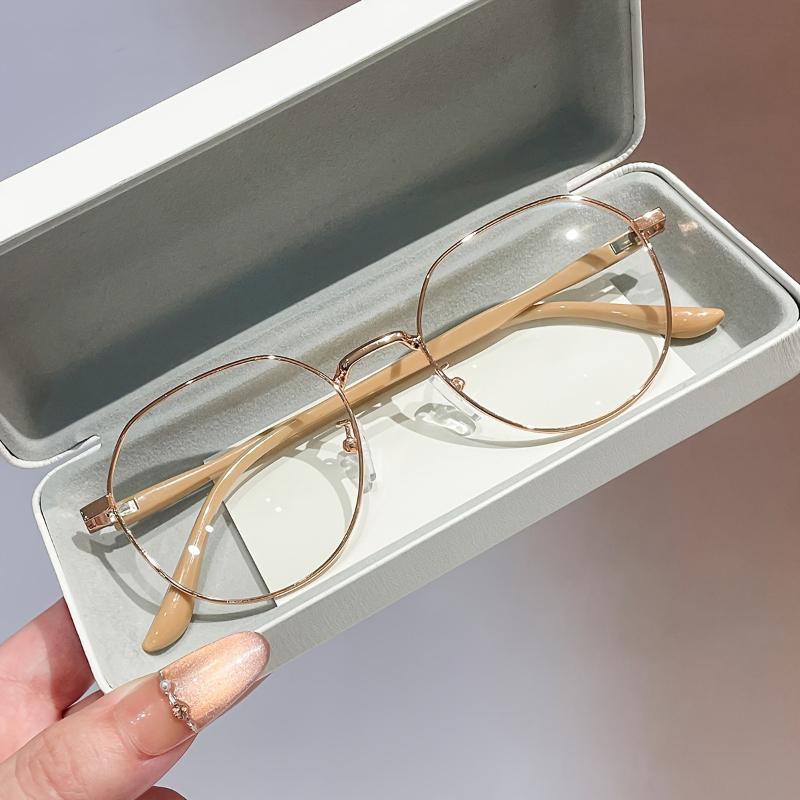 3PCS Anti Blue Light Reading Glasses For Women Men Daily Life Fashion Metal Round Frame Presbyopic Glasses Eyewear With Grade