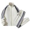 Men's Three-Bar Casual Jacket & Pants Set - Trendy, Versatile, Loose Fit for Spring/Autumn