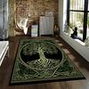 Unique Tree Design Rug for Home Decor Suitable for use as an anti-slip game mat for living room and bedroom sofas