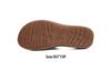 Red Dragonfly Women's Genuine Leather Non-slip Summer Slippers - Hollow Flat Bottom Cowhide Sandals for Middle-aged and Elderly.