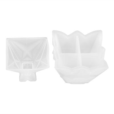 Silikonform Viereckiger Rhombus Aufbewahrungsbox Schmuckschatulle Epoxidform für DIY Handgemacht