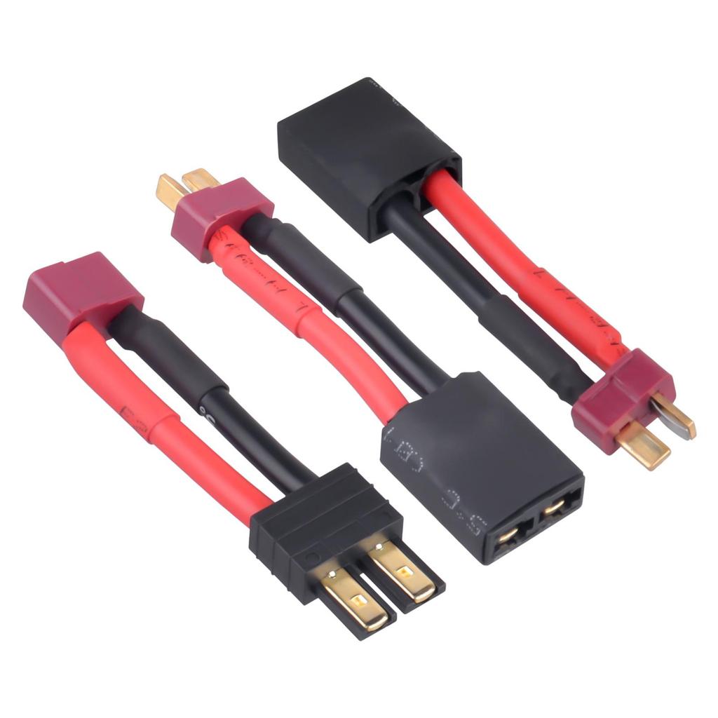 In-Stock 45mm 12AWG Silicone Wire: Male To Female T-Plug Adapter for RC Cars, Boats, Drones, and Planes