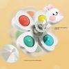 Infant Sucker Spinning Playthings Children Bath Montessori Education Rotating 3 Years Bathroom Playthings Ideal for Toddler Infant Playthings Ideal