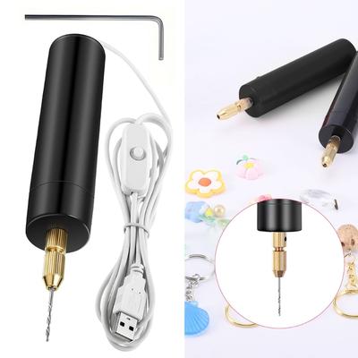 Compact Rotary Tool 8 Drill Bits 80W Copper Motor 0.2kg Lightweight Design Suitable For Detailed Engraving And Polishing