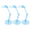 10PCS Action Figure Stand Plastic Translucent Doll Model Support Display Holder Base for 6 Inch Dolls Blue