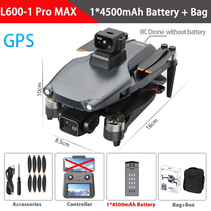 L600-1 Pro MAX 4K Profesionāls drons