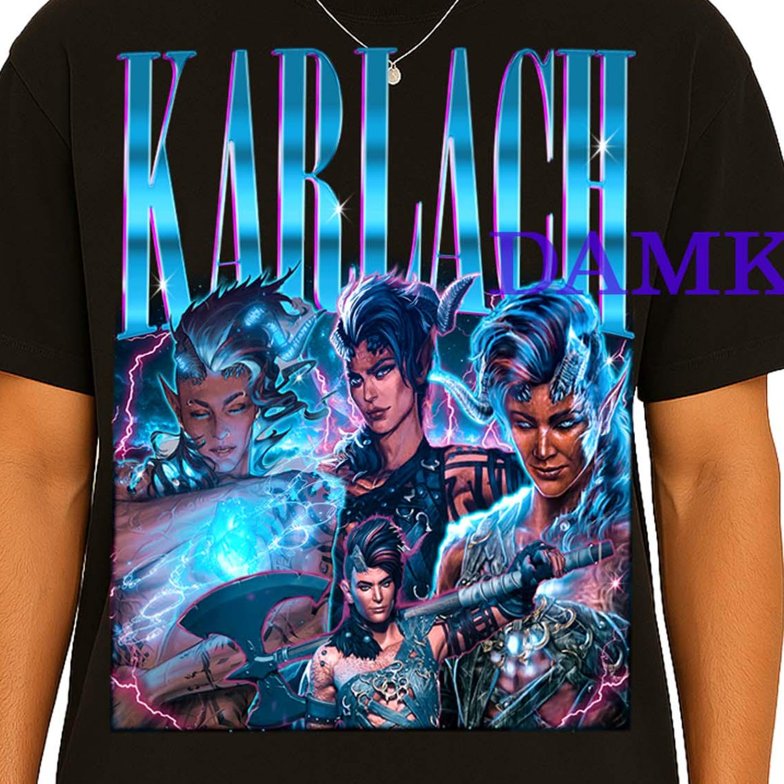 Karlach Tshirt, Karlach bg3 Retro Shirt, Karlach sweater, Karlach Fan Tee, Karlach T-shirt, karlach cosplay, bg3 gifts, karlach baldurs gate M