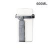 600ML Salad Oatmeal Cup Breakfast Double Cup Cereal Nut Yogurt Container Set With Dressing Holder Fork Meal Preparation