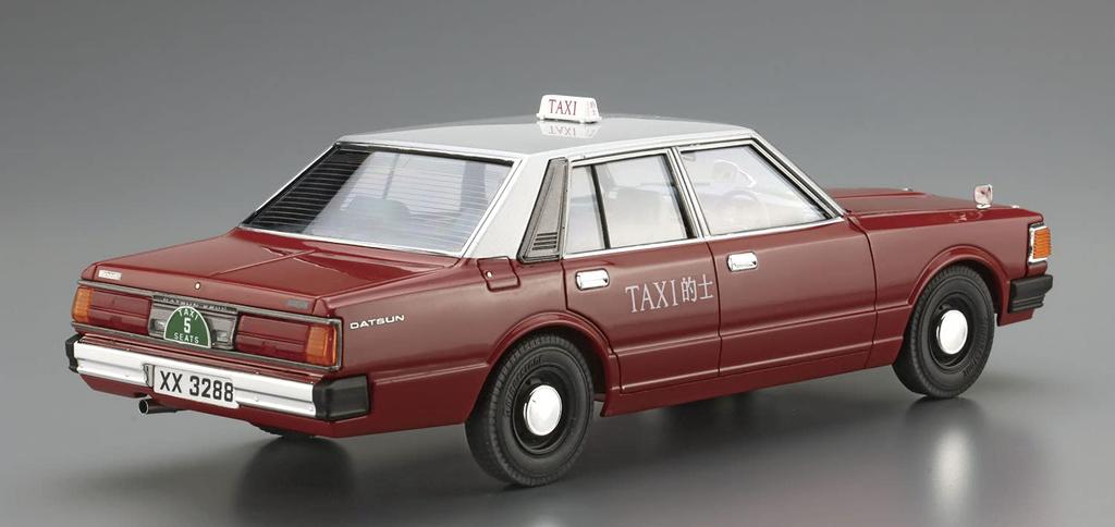 Aoshima Bunka Kyozai Scale Model Car Series SP01 Datsun 220C 1979 Hong Kong Model Car Plastic Model 1/24