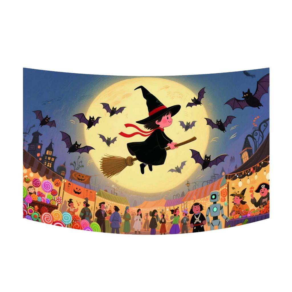 Halloween Banners, Party Decorations, Flags, Background Cloths