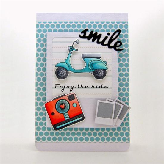 Camera Cutting Dies DIY Scrapbook Emboss Paper Cards Album Craft Punch Stencil