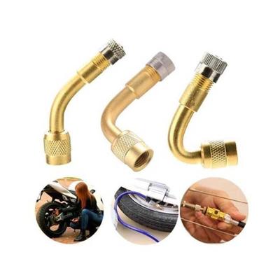 Angle Bent Valve Adapter Extension Tube Tyre Tube Valve Extension Adapter Inflation Valve Stems