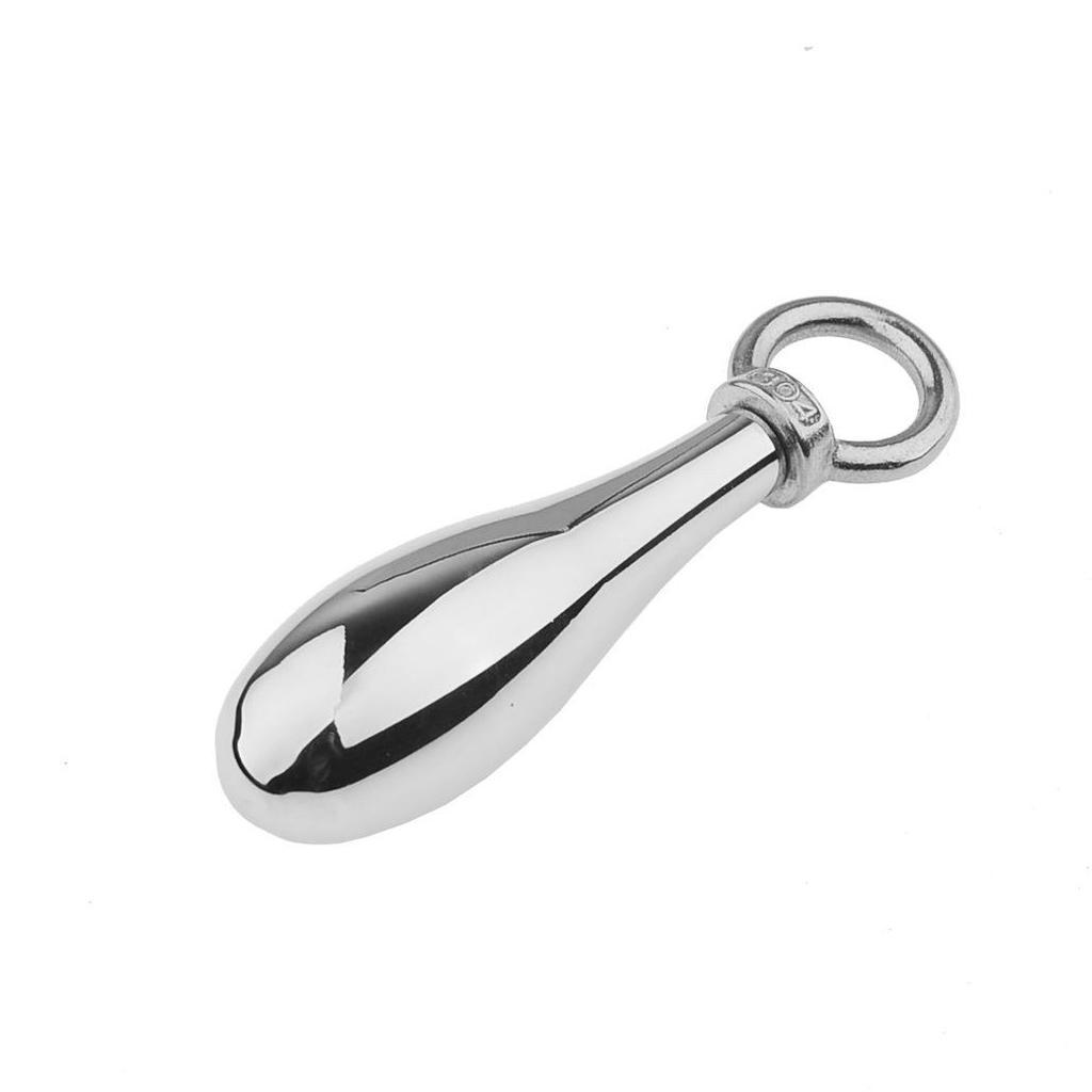 Ancoră Picătură de Apă Metal Dop Anal - Jucărie SM pentru Adulți Purtabilă pentru Dilatare