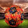 Lamine Yamal 19 Barcelona Player Action Size 5 Soccer Ball Machine-Stitched Indoor/Outdoor Training and Matches Ideal for Soccer Enthusiasts