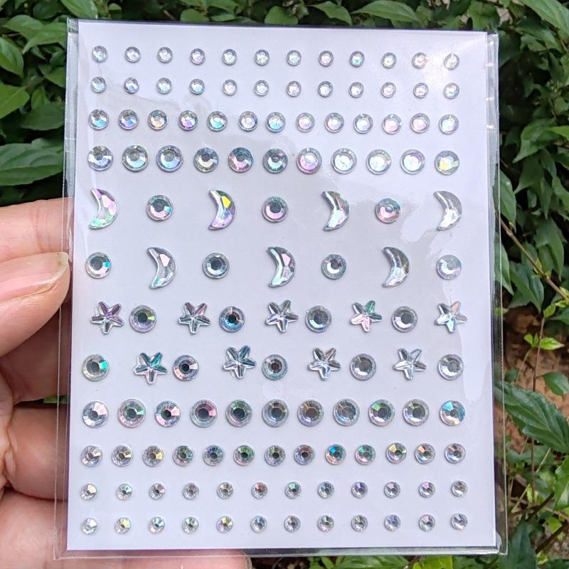 Children's Day Butterfly Fairy Face Stickers: Adhesive-Free, Self-Adhesive Diamond Stickers for Stage Makeup and Concerts