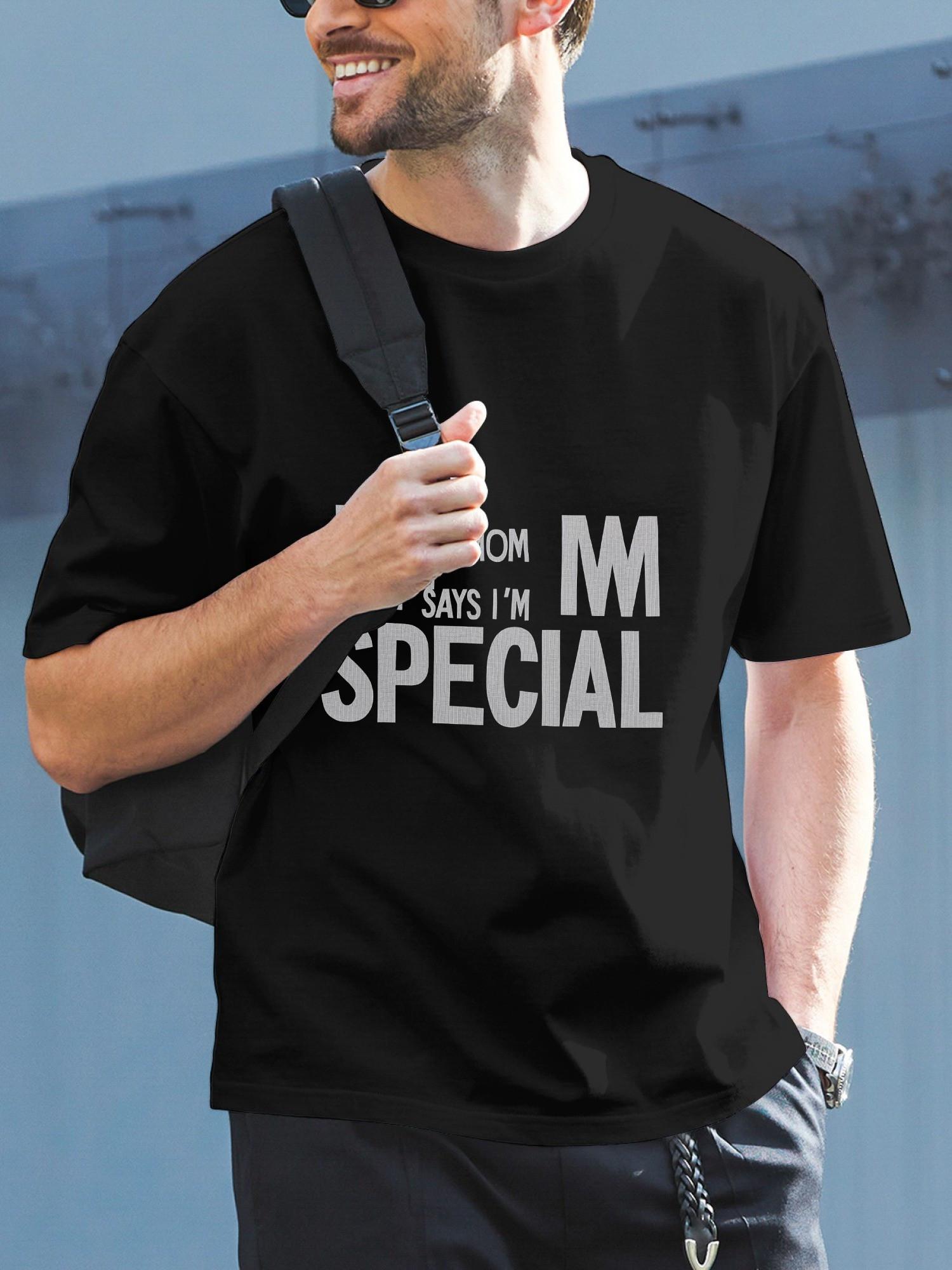 1pc bold special statement black T-shirt XXL
