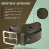 Full Grain Genuine Leather Belt for Men | Belt for men leather | Casual Belt | Jeans Belt |Adjustable Free size fits 28-40 inches | Gift Box included