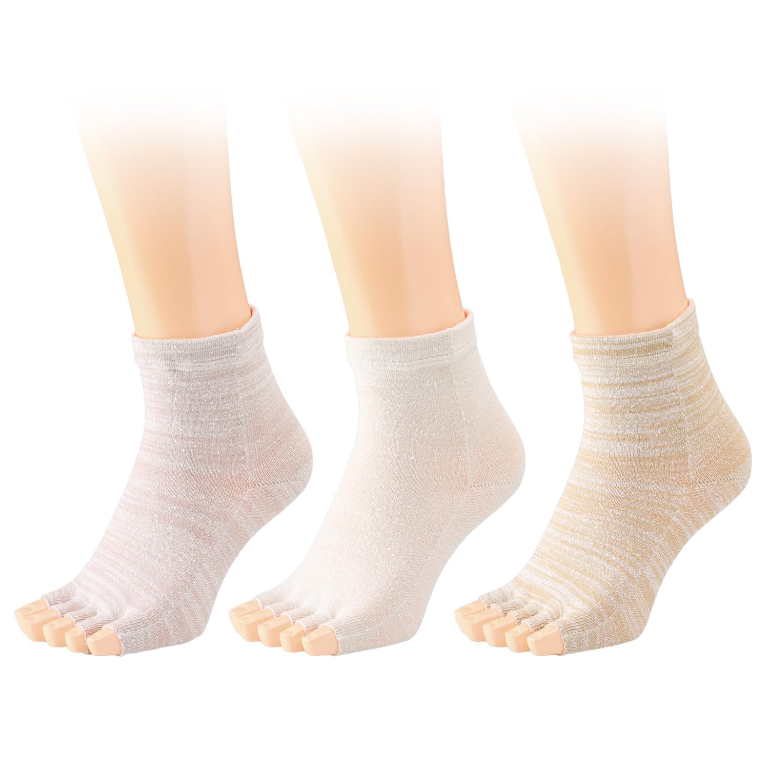 

Шелковые носки без пальцев, Сделано в Sandal Room Mikasa [MIKASA], Набор из 3 цветов, Япония, 2167730, Носки с открытыми пальцами, Носки с пятью пальцами, Носки, Влагоотводящие, Теплые, белый