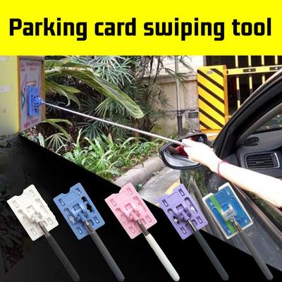 Berührungslose Parkgebührenkarte Teleskopstange Parkgebührenzahlung Stange Verstellbar Touch N Go Halterung Für Auto Transport V3M4