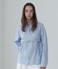 ROLAROLA Stripe Shirts Bustier Set Blue