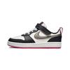 Nike Court Borough 2 Low 2 SE Leather Casual Low top Skateboard Shoes White Black Pink Children Aged 3 7 Years Old DJ0041-100